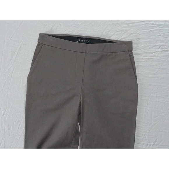 Theory Thaniel_Bistretch Pull On Leggings, Pants. Gray, Women's 00. EUC!! - Picture 2 of 5